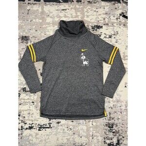 Nike Iowa Hawkeyes Historic Marks Womens Funnel Neck Sweatshirt Sz Small Gray